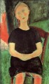 Mujer joven sentada Amedeo Modigliani